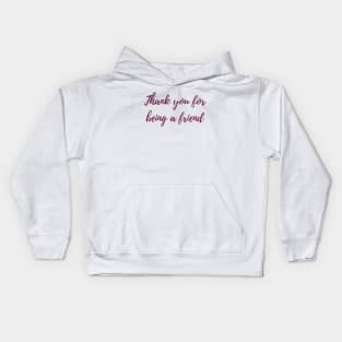 Being a Friend Kids Hoodie